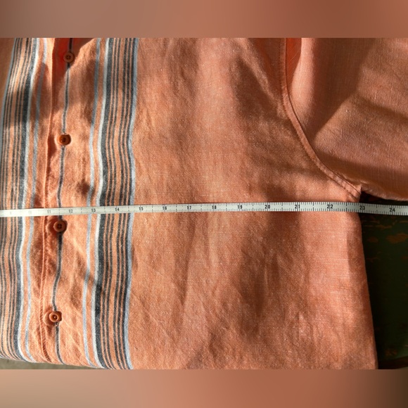 Havanera Men’s button-down shirt, Size L 55% Linen - Picture 6 of 7